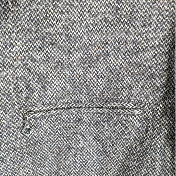 Lauren Ralph Lauren Womens 20W Wool Blazer Full Zip Brown Tweed Jacket VTG - Picture 4 of 12